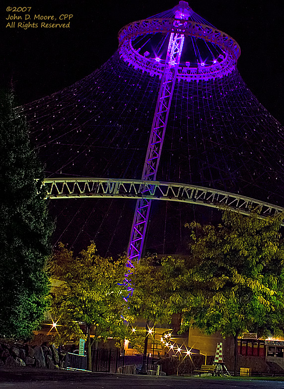 A  warm and breezy night in Spokane's RiverfrontPark