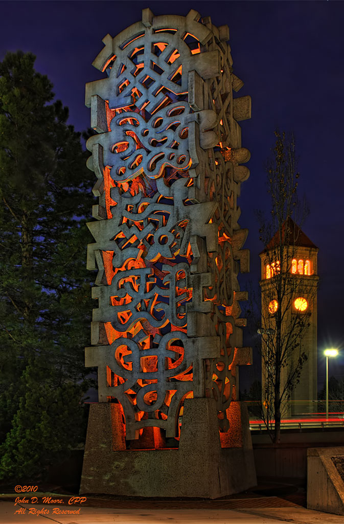 A 1974 sculpture by Harold Balazs. Riverfront Park, Spokane, Washington
