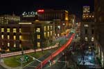 A look at Riverpark Square Mall and the street activity on west Main Street, from the rooftop of the Spokane Club. 