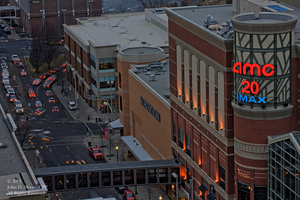 Spokane's Riverpark Square Mall building in downtown Spokane