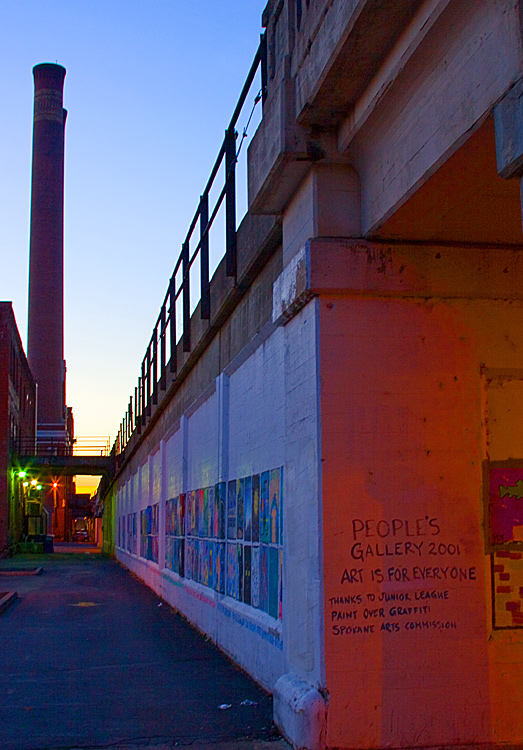 Peoples Gallery 2001, on Wall just north of Second Avenue