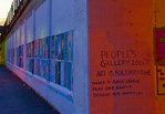     Peoples Gallery 2001, on Wall just north of Second Avenue