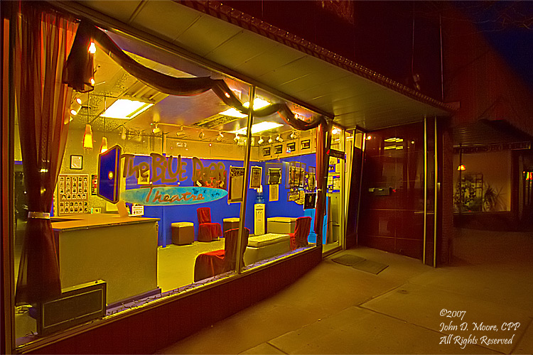 The Blue Door Theatre, Garland business district, Spokane, Washington 