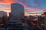 A look at the Bank of America building and west Riverside Avenue