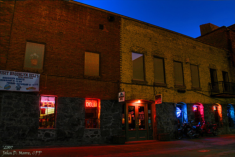 The Brooklyn Deli, 100 block of south Monroe Street.  Spokane, Washington