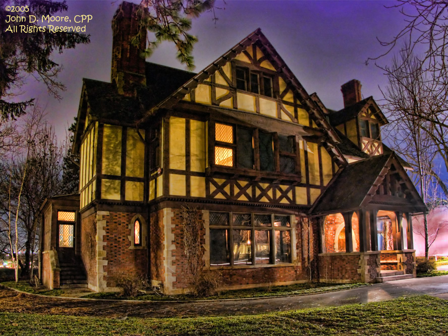 The Campbell House Night Photos Spokane Washington The Campbell House Night Photos Spokane Washington