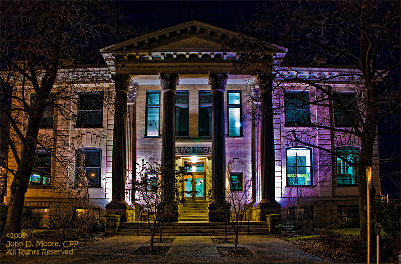 Carnegie Library building, South Cedar,  Spokane, Washington