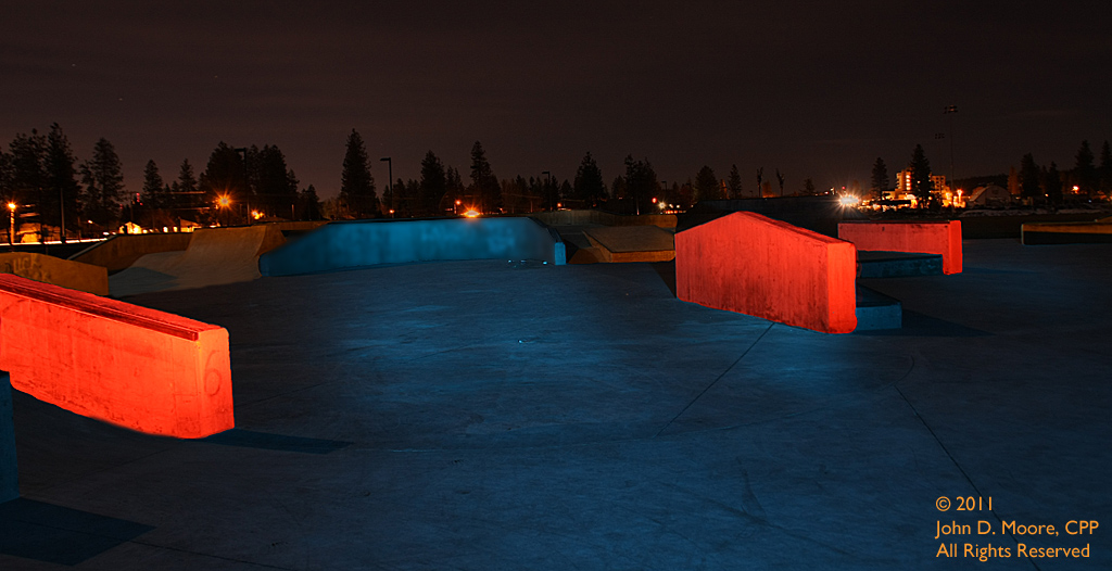 A Splash of color at the Merkel Sports Complex (Skate Park) in Northwest Spokane. 