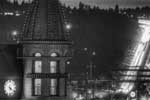 The Cowles building and a partial view of the Parsons building in downtown Spokane. 