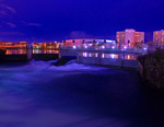 North river channel dam,   Spokane River, Spokane, Washington