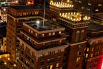A northwest view of the Davenport Hotel from the roof of the Davenport Hotel Tower