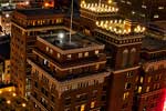 A northwest view of the Davenport Hotel from the roof of the Davenport Hotel Tower