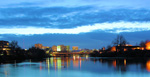 Overlooking the Division street bridge, Spokane, Washington