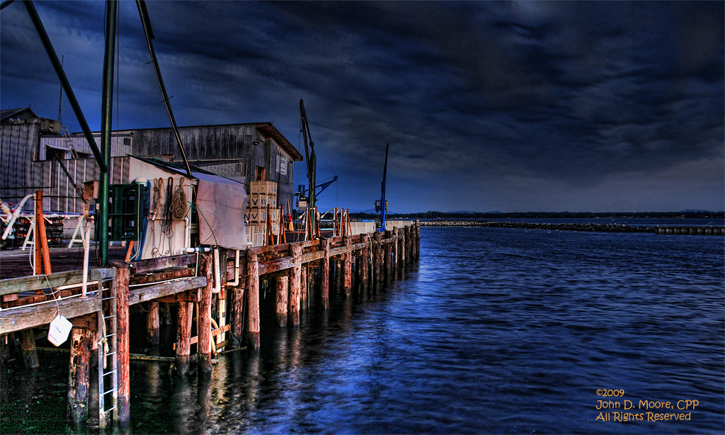 Dock of the Bay, at the Marina in Blaine, Washington.  