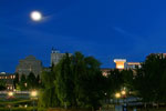 A quiet summer night in Spokane's Riverfront Park.  