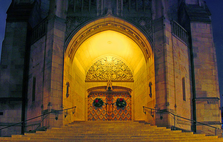 West side entrance, St. Josephs Cathedral
