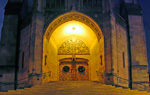 West side entrance, Cathedral of Saint John the Evangelist,  Spokane, Washingtonl