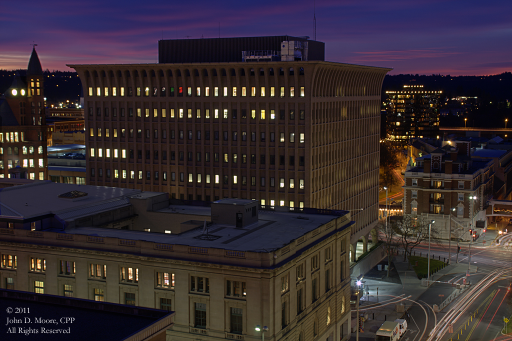 United States Post Office, Thomas Foley Federal building, and the Spokane Club