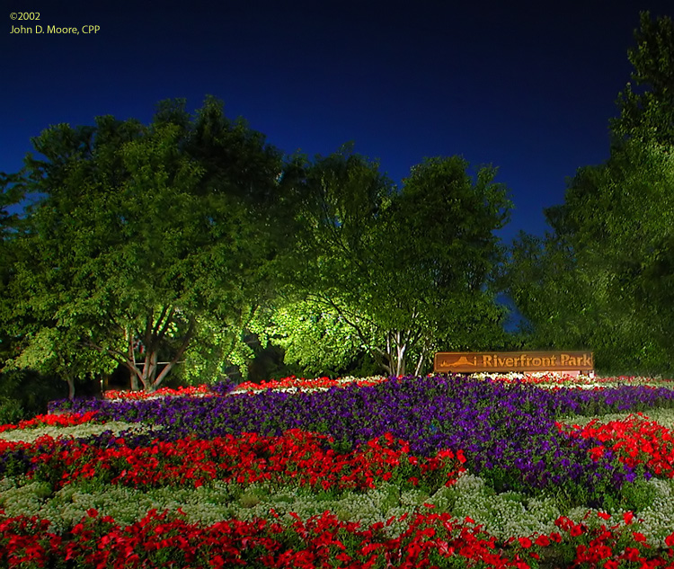 Riverfront Park, a floral entry point, Spokane, Washington