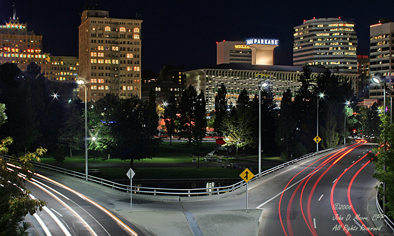 Washington street couplet, Spokane, Washington