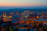 A view of downtown, Spokane, Washington. 