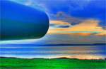 The guns of Fort Casey, facing the Puget Sound, Whidbey Island, Washington.