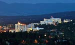      Spokane southside medical centers at night.   