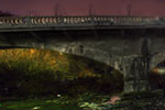 The north river channel Howard Street Bridge, in Spokane's Riverfront Park.