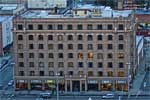 A  view from the roof of the Wells Fargo building, toward the Hutton building in Spokane's downtown.