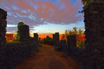 Ruins at Liberty Parks Olmstead Overlook,  Spokane, Washington.