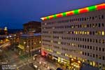 The Lincoln building, a look to the west from the roof of the SRBC building