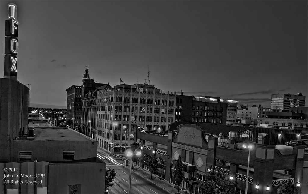 Spokane's Fox Theater building in downtown Spokane.  