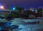 North river channel,  on the Spokane River, Spokane, Washington