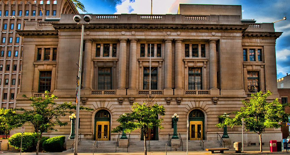 The downtown branch of the United States Post Office.  Spokane, Washington