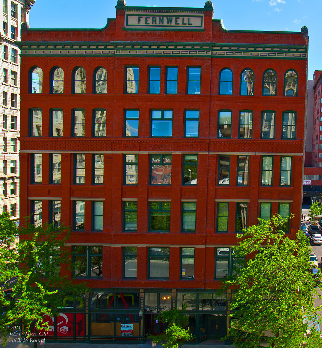 The Fernwell Building, in downtown Spokane.  Spokane, Washington