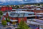 Intramodal Depot in downtown Spokane.  W 221 First Street.  Spokane, Washington