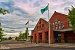 Intramodal Depot in downtown Spokane.  W 221 First Street.  Spokane, Washington