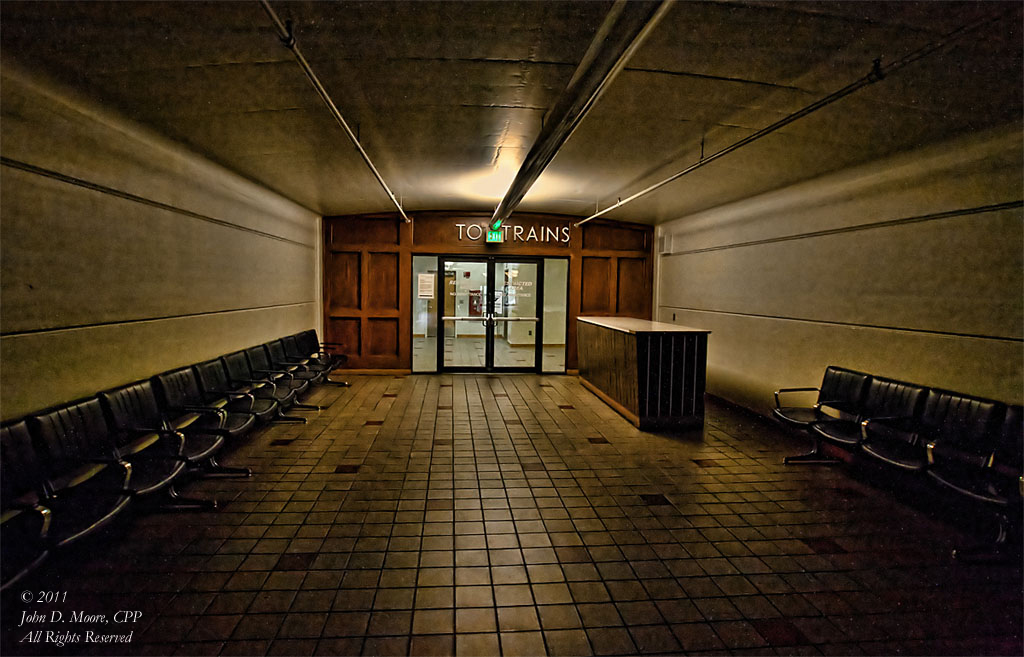 Intramodal Depot in downtown Spokane.  W 221 First Street.  Spokane, Washington