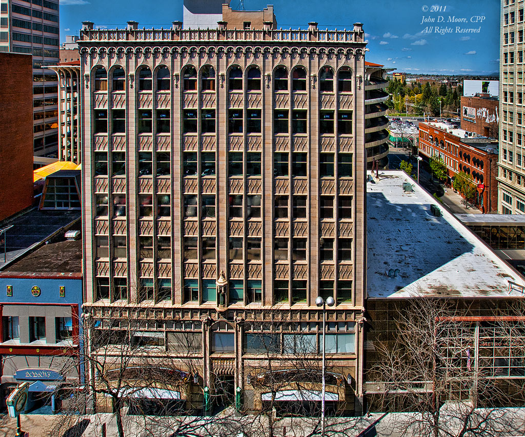 The Sherwood Building, in downtown Spokane, Washington.