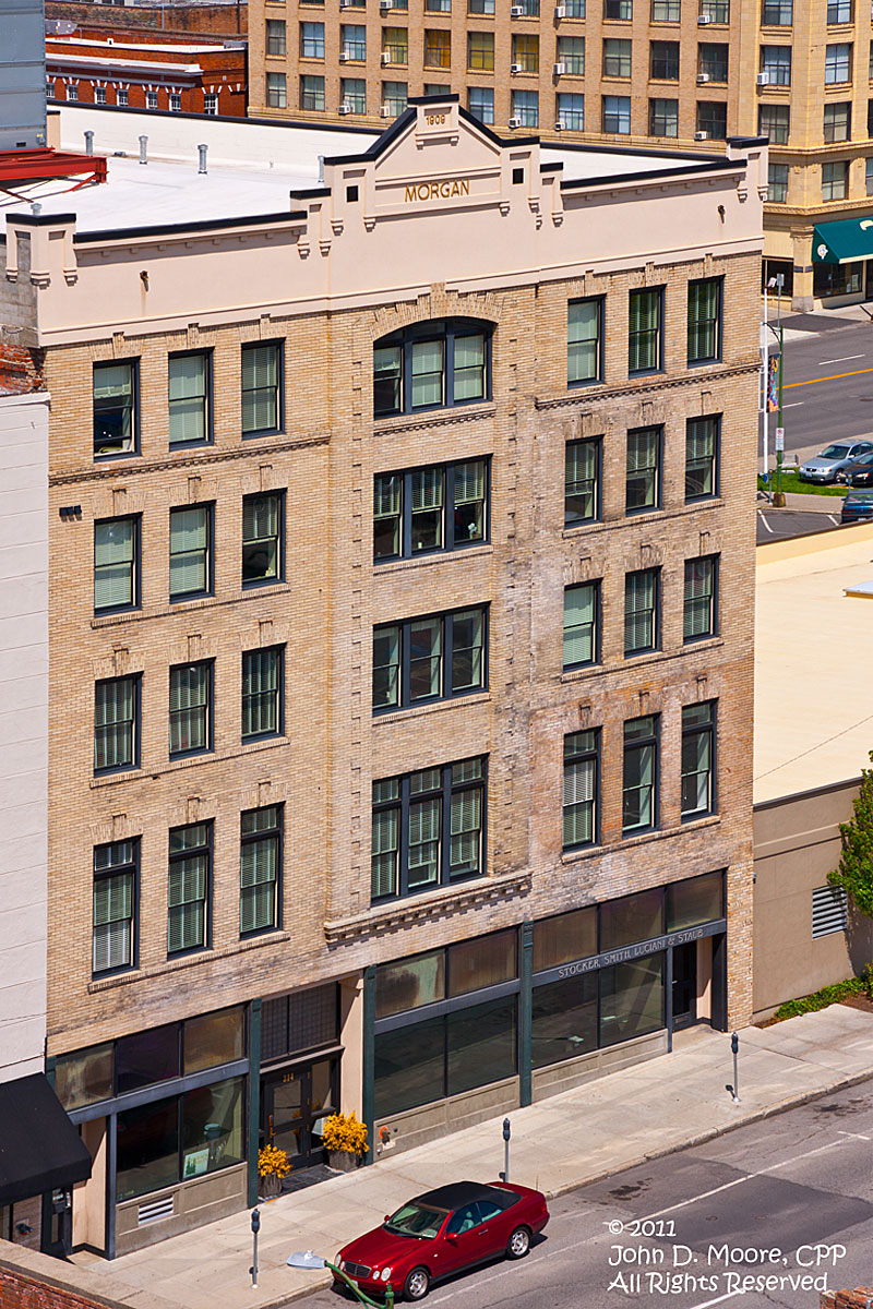 The Morgan Building, in downtown Spokane.  Spokane, Washington.