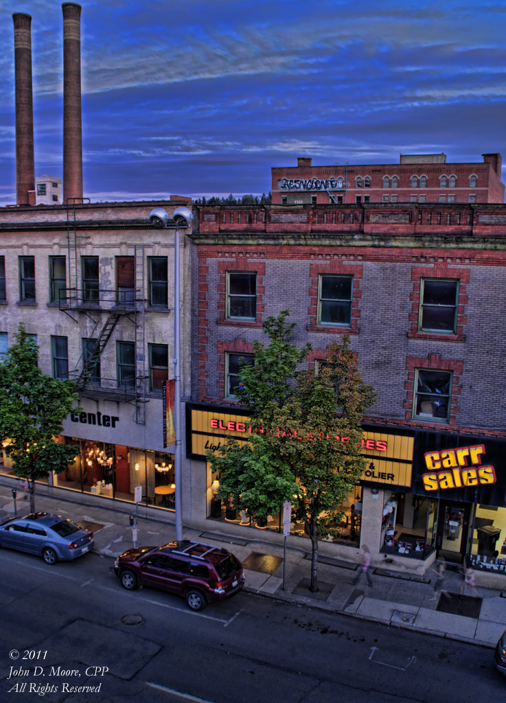 The Fisher Building, in downtown Spokane.   Spokane, Washington.