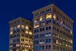 A  view of the Old National Bank building in downtown Spokane