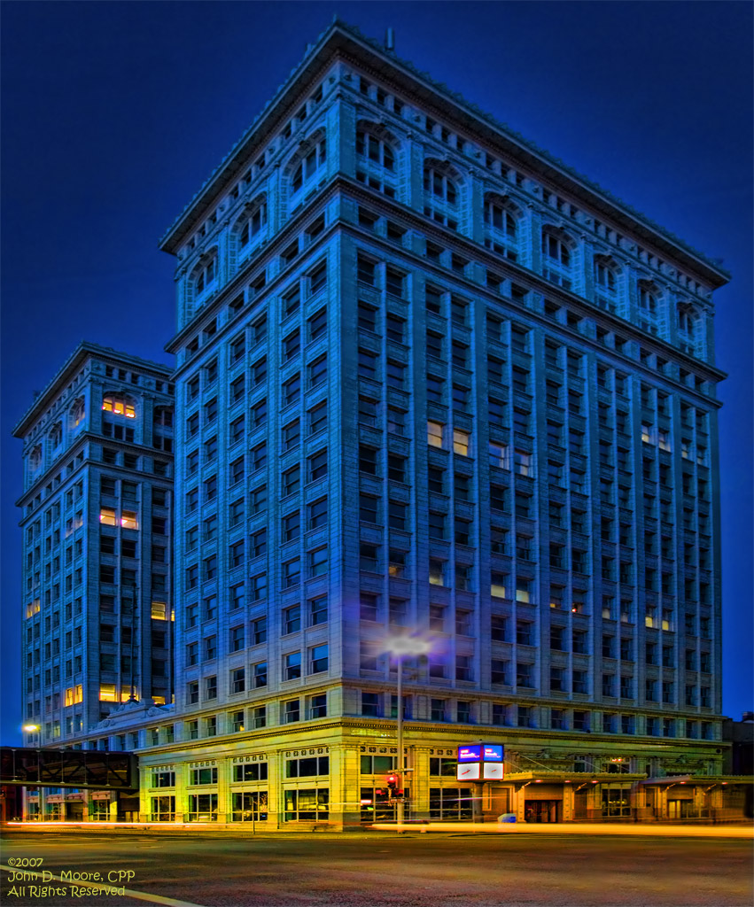 Old National Bank building on Riverside (US Bank),  Spokane, Washington.