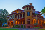 Sunset at the Patsy Clark Mansion,  Spokane, Washington