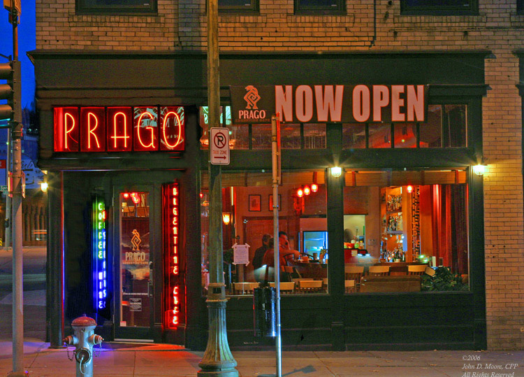 Prago, an Argentine Cafe, Riverside and Browne Street