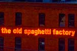 A look north over the Old Spaghetti Factory in downtown Spokane, Washington