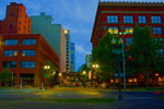 Spokane Falls Blvd and Wall Street,  Downtown Spokane, Washington