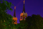     A northwest view, St. Aloysius  Church, Gonzaga University,  