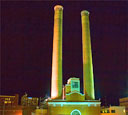 Outside the Steam Plant Square, in downtown, Spokane