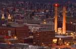 The Steam Plant Square, looking north.   Downtown Spokane